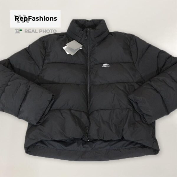 High Quality Replica Black BB C Shape Puffer Jacket For Sale